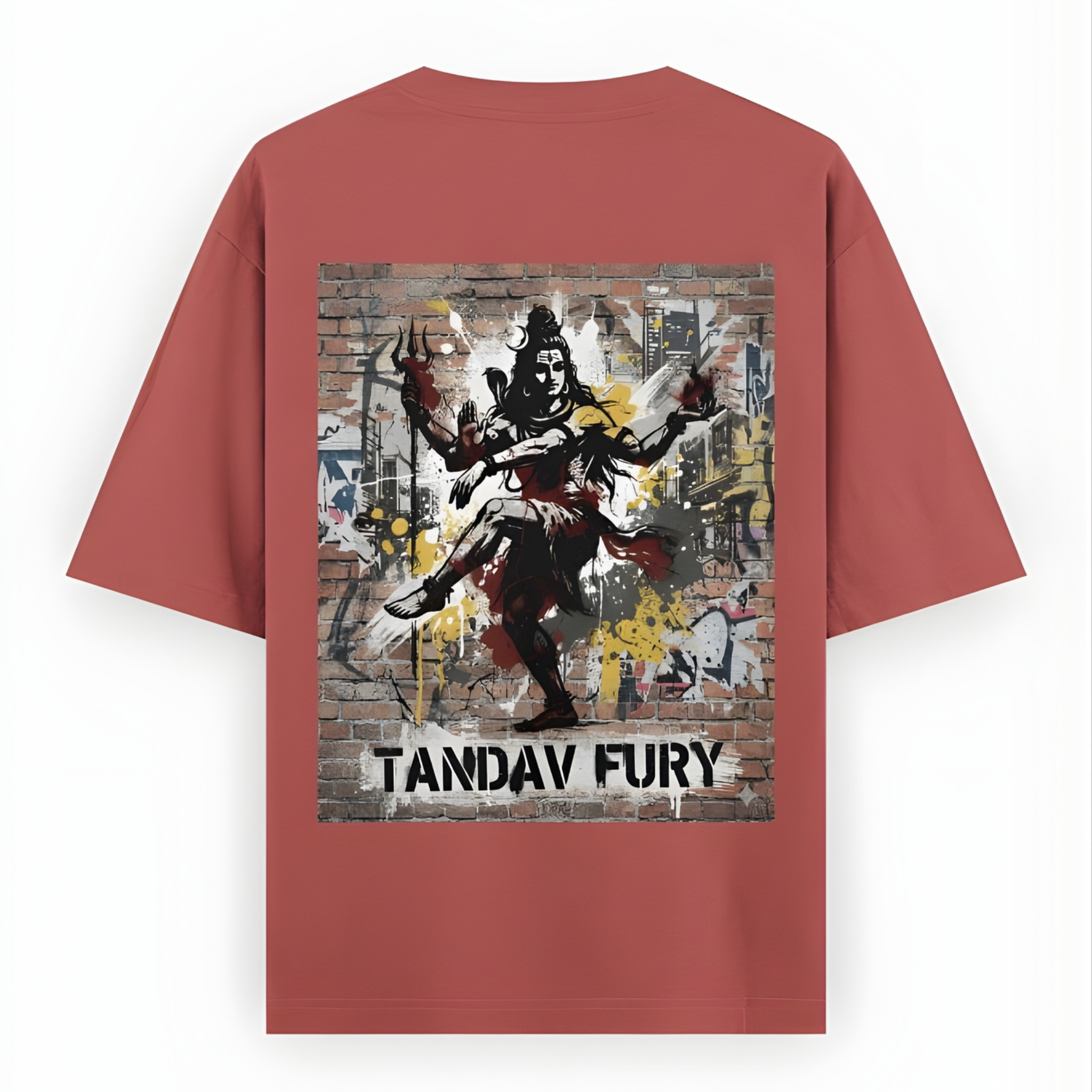 Tandav Fury Unisex Oversized Tee