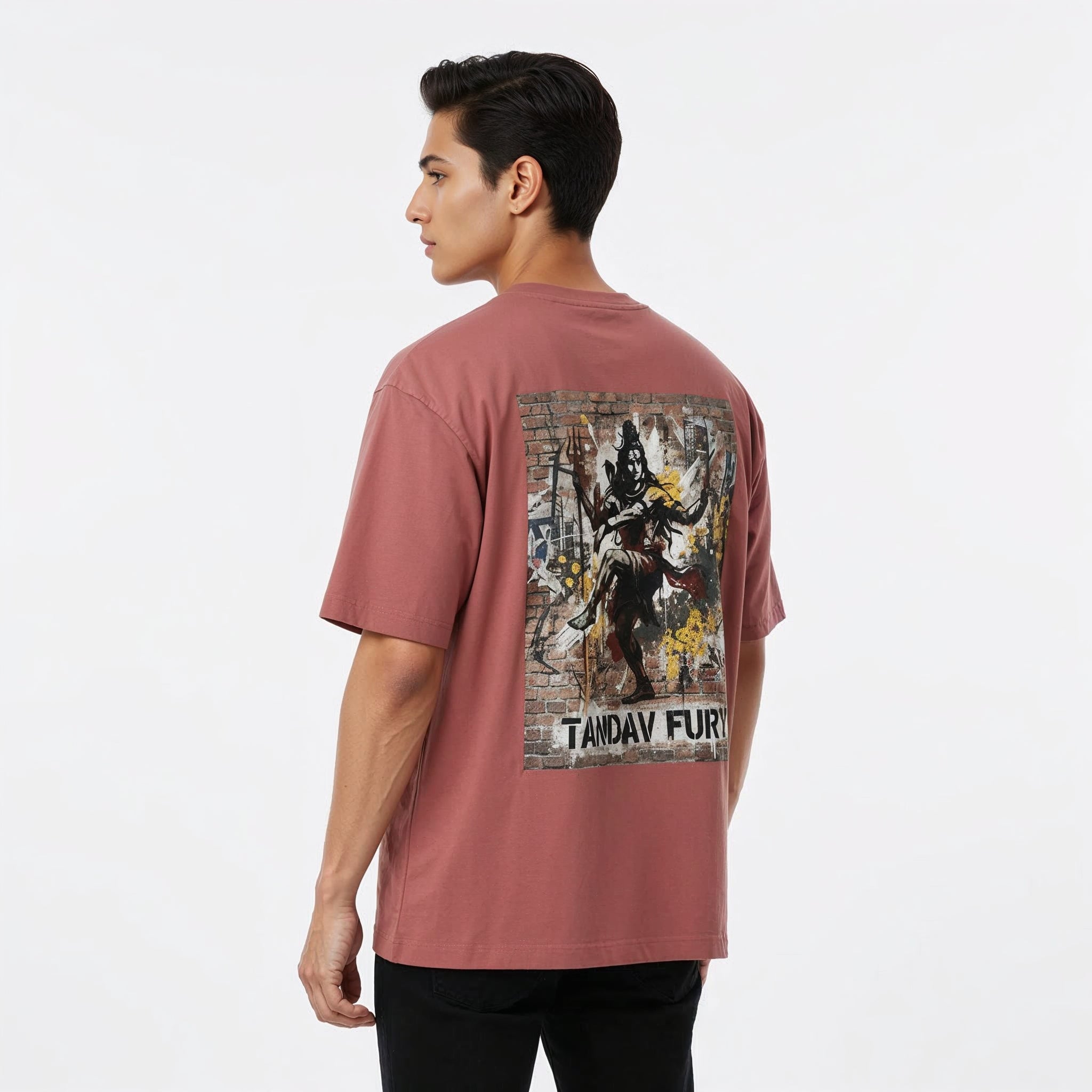 Tandav Fury Unisex Oversized Tee